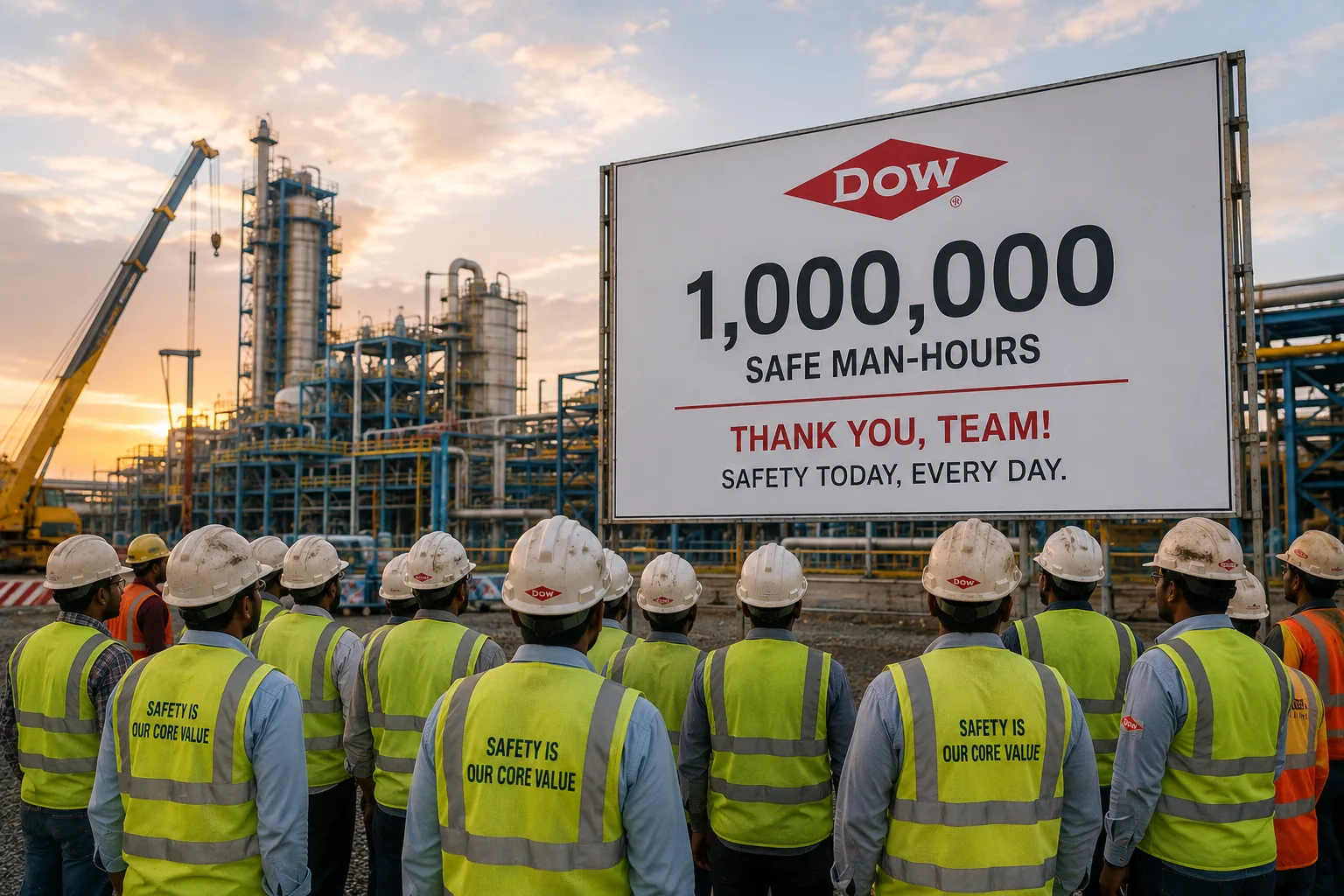 1 Million Safe Man-Hours at DOW