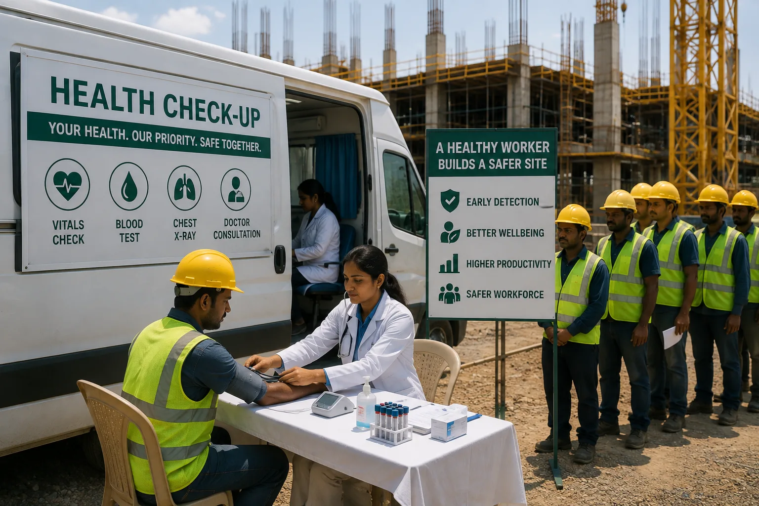 Health Check-Ups as Part of Construction Safety