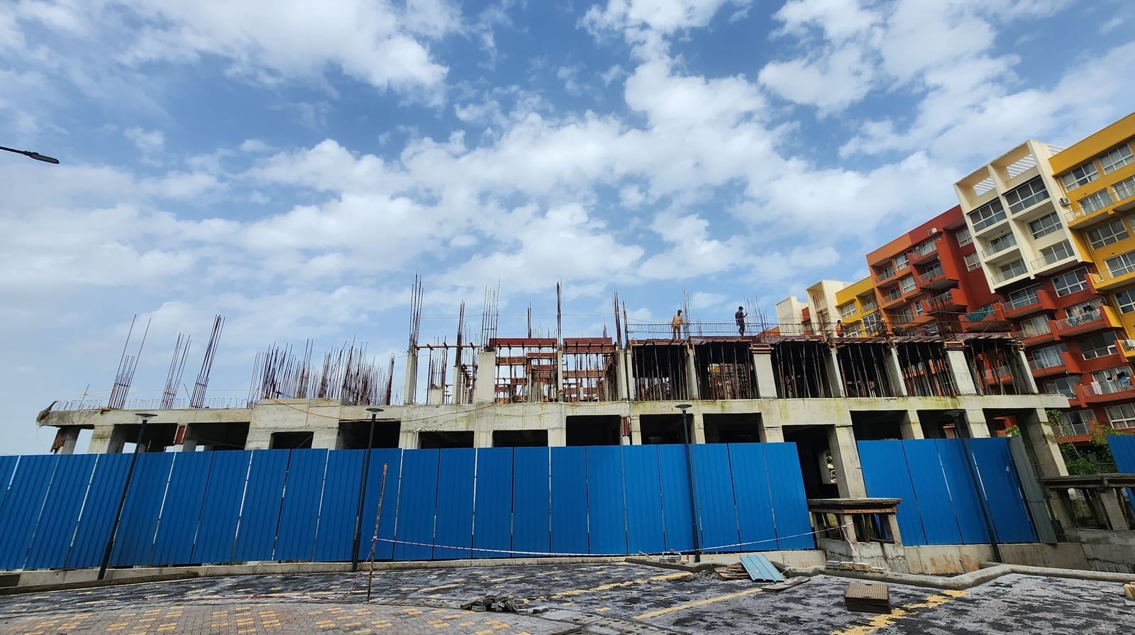 Structure rising at Adora De Goa