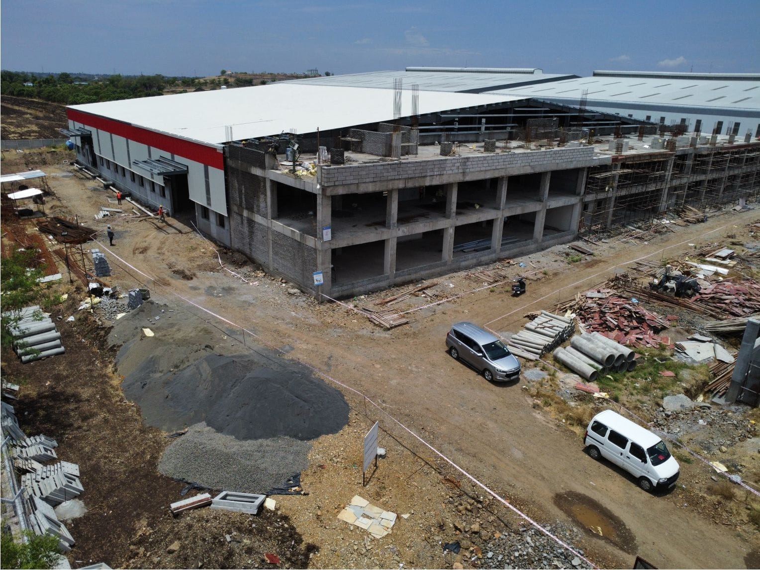 Building under construction at Kundlik Engineers