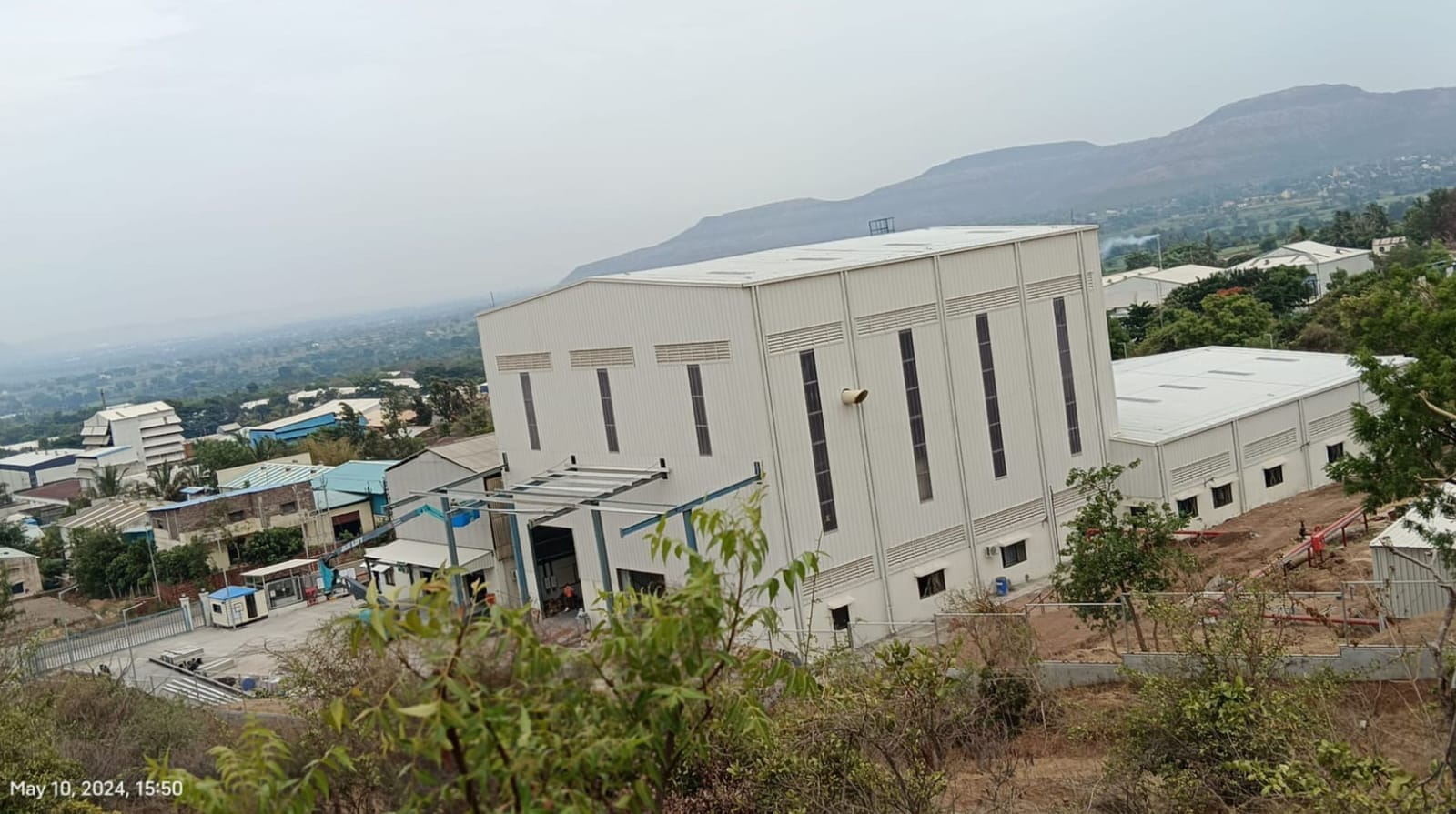 Building under construction at Pidilite Industries, Karad